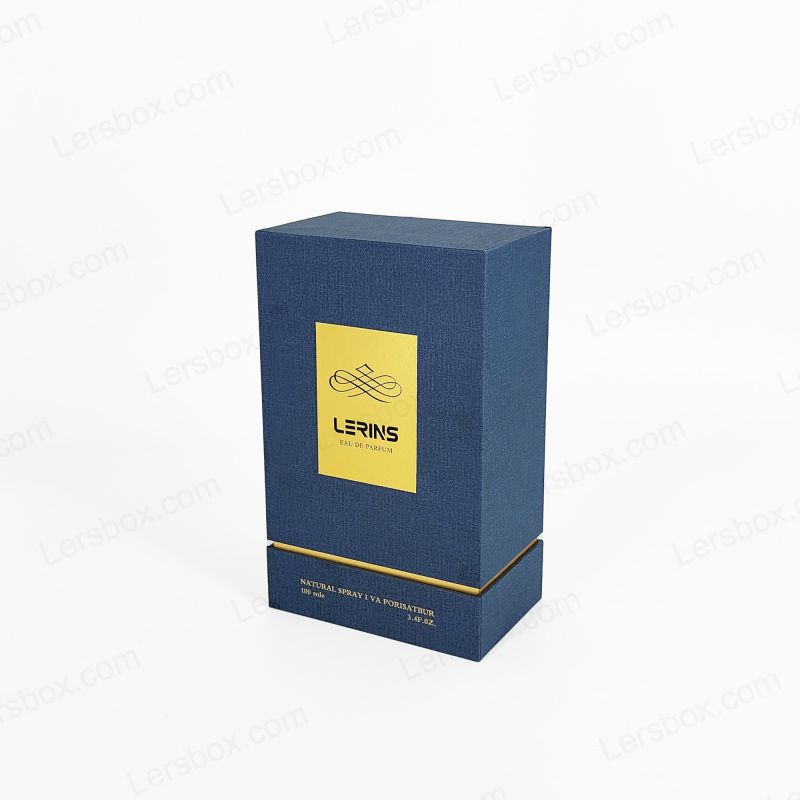 Zlatna folija logotip kruti parfem pakiranje s premium eva ladica Unutrašnjost HP004